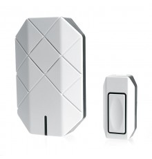 Звонок электрический дверной, (30 мелодий), белый, E-377  41433  FERON