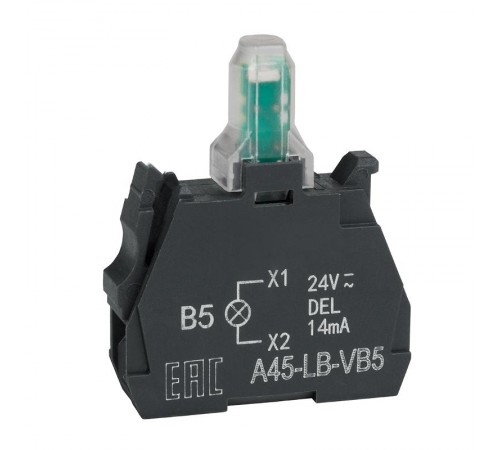 Световой блок OptiSignal D22 A45-LB-VB5 желтый 24VACDC ZBVB5 332204 КЭАЗ