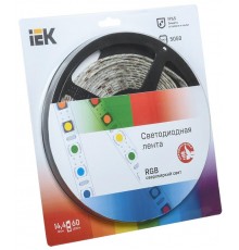 Лента светодиодная 5м блистер LSR-5050RGB60-14,4-IP65-12V  LSR2-3-060-65-1-05  IEK