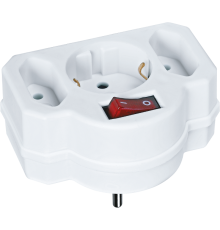 Разветвитель  NAD-3-R2F-WH 3 гн. (в ряд) 1гн с/з 2гн б/з  94698 Navigator