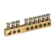 Клеммная колодка - крепятся винтами М4 - 1 x 6-25 мм - 14 x 1,5-16 мм - длина 122 мм  004805  Legrand