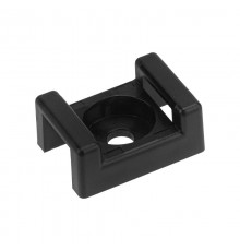 Площадка для крепления стяжки (ПС-2) 22x16 мм, черная, упаковка 10 шт.  07-2103-10  REXANT