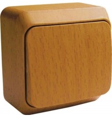 Этюд Бук О/У Выключатель 1-клавишный (сх.1)  BA10-001T  SE