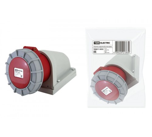 Розетка наружной установки IP67 32А 3Р+РЕ+N 380В  SQ0611-0032  TDM