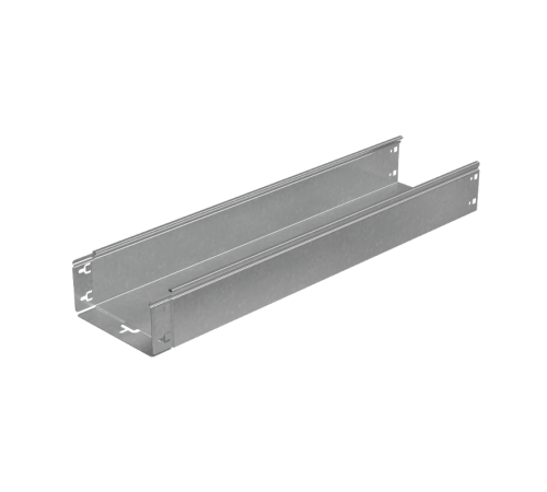 Лоток неперф. 100х200х1,5 L6000 мм "Быстрый монтаж ПЛЮС"  LNplus100-200-1.5-6000  КМ - профиль
