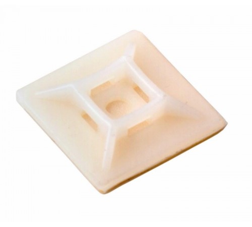 Площадка под винт самоклеящаяся 28х28 мм, белая, упаковка 100 шт.  07-2228  REXANT