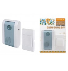 Звонок беспроводной в розетку "народный" ЗБР-Н-11/1-32М (32 мелодии, кнопка IP30, AC 230V, открытый код)  SQ1901-0121  TDM