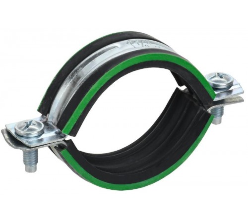 ELASTA Скоба метал. двухкомп. с резин. уплотн. d=32-35мм  ET-MP40D-SK-032-02-090  IEK