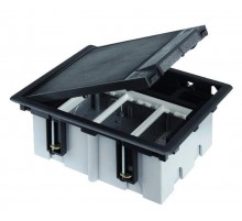 Simon Connect Люк в пол на 1 S-модуль (2 модуля К45), глубина 70-100мм, бетон, серый  SF170-1  Simon