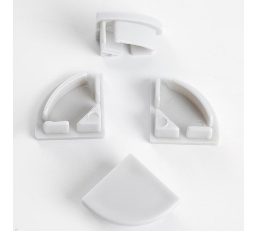 Заглушка без отверстия для профиля CAB280, LD379 (комплект 4шт) FERON  48254  FERON