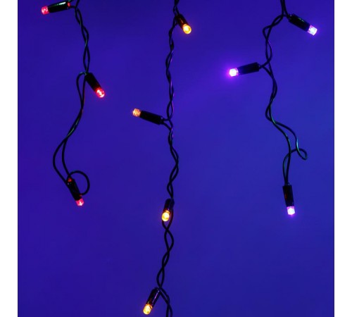 Светодиодная гирлянда ARD-EDGE-CLASSIC-2400x600-BLACK-88LED-LIVE RGB (230V, 6W)  026015  Arlight