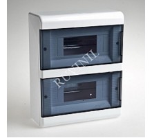 Щиток тусо о/п на 18 мод. c 2-мя дв. 222х277х93мм  68018  Рувинил