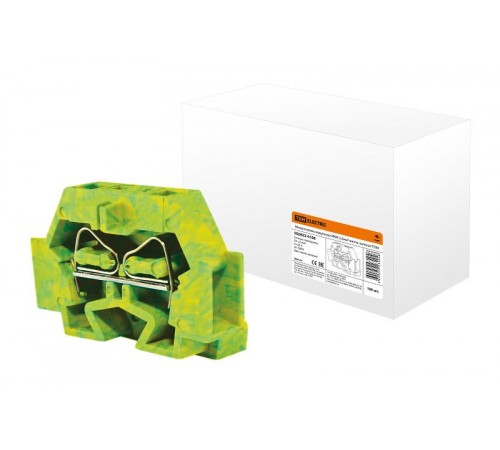 Микроклемма модульная МКМ 2,5мм2 желто-зеленая  SQ0822-0106  TDM