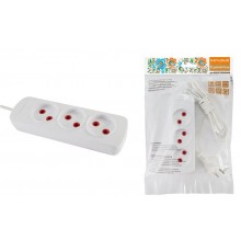 Удлинитель народный УН3 3 гнезда, 7метров, б/з, ШВВП 2х0,75 мм2 6А/250В  SQ1303-1203  TDM