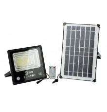 Прожектор светодиодный уличный на солн. бат. 100W, 1200 lm, 5000K, с датч. движения, ПДУ, IP65 (  Б0049547  ЭРА