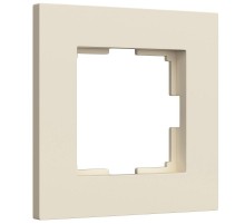W0012962/ Электроустановочные изделия - Рамка на 1 пост Slab (айвори софт) a062805  Werkel