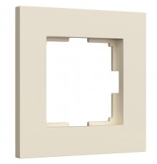 W0012962/ Электроустановочные изделия - Рамка на 1 пост Slab (айвори софт) a062805  Werkel