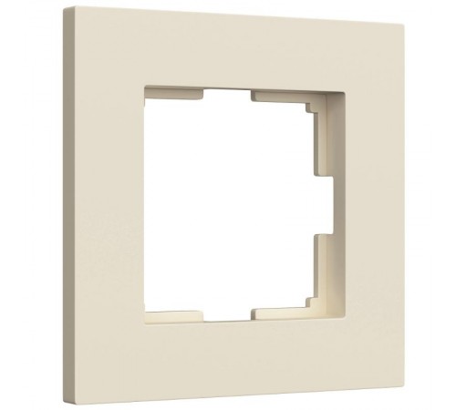 W0012962/ Электроустановочные изделия - Рамка на 1 пост Slab (айвори софт) a062805  Werkel