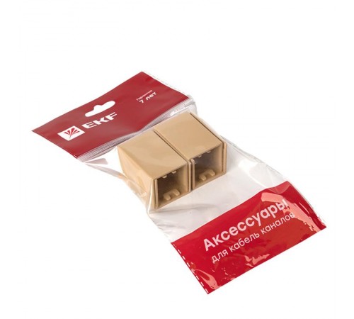 Соединитель (25х25) (4 шт) Plast EKF PROxima   под светлое дерево    conl-25-25x4   EKF 