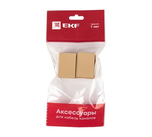 Соединитель (25х25) (4 шт) Plast EKF PROxima   под светлое дерево    conl-25-25x4   EKF 