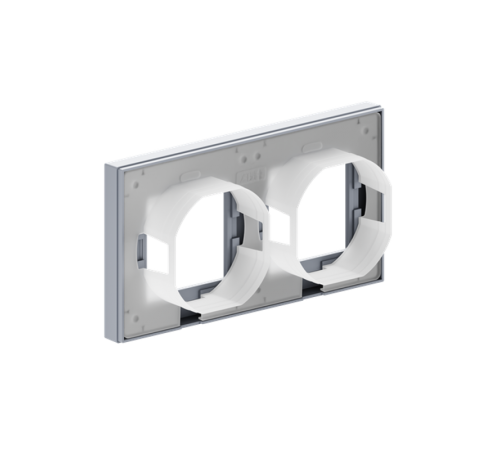 2 - местная рамка, IP44, алюминий, пластик Эпика EKF  UP1-FPA-02-44  EKF