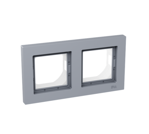 2 - местная рамка, IP44, алюминий, пластик Эпика EKF  UP1-FPA-02-44  EKF