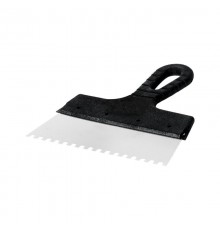 Шпатель фасадный 200 мм зуб 6х6 нержавеющая сталь, пластмассовая ручка  89-0222  Rexant