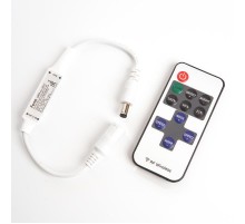 Контроллер для одноцветной светодиодной ленты с П/У белый, 12-24V, LD65  48031  FERON