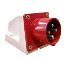 Вилка стационарная 514 3Р+РЕ 16А 380В IP44 EKF PROxima  ps-514-16-380  EKF