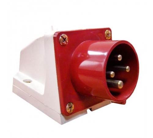 Вилка стационарная 514 3Р+РЕ 16А 380В IP44 EKF PROxima  ps-514-16-380  EKF