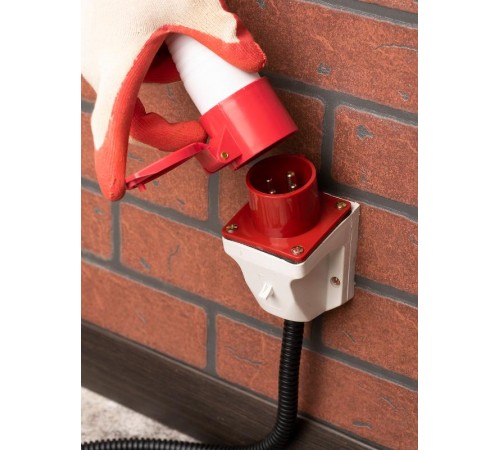 Вилка стационарная 514 3Р+РЕ 16А 380В IP44 EKF PROxima  ps-514-16-380  EKF