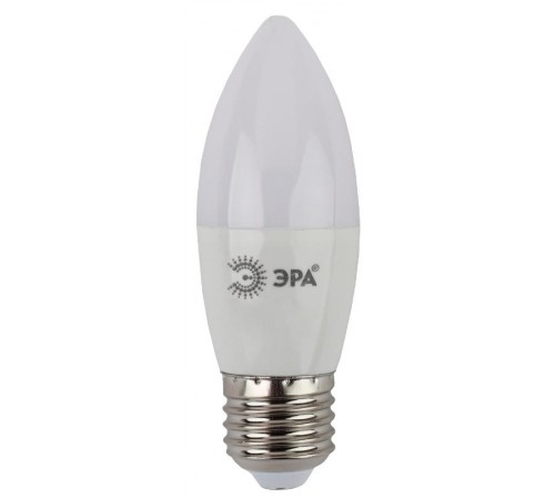 Лампа cветодиодная ECO LED B35-10W-827-E27 (диод, свеча, 10Вт, тепл, E27) (10/100/3500)  Б0032962  ЭРА