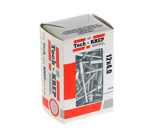 Заклепка 4,0х12 (100 шт) - коробка  102288  Tech-KREP