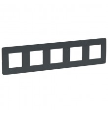 Unica Studio Антрацит Рамка 5-ая  NU201054  Schneider Electric