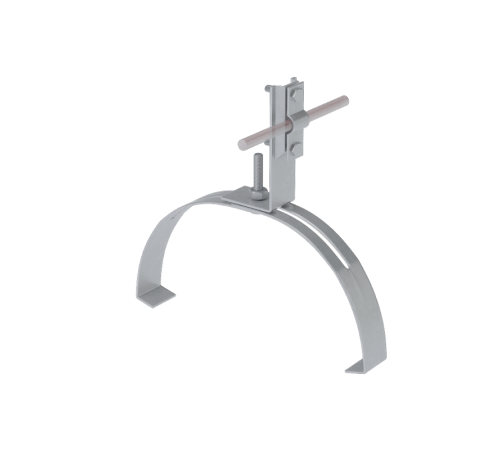 Держатель болтовой для фигурного конька для прутка  5-10 мм TD  DFKB-D5-10 TD  КМ-профиль