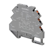 Преобразователь сигнала DSI, 6,2 мм 1 вход 0...20 мА, 1 выход 0...10 В  DSI-S-A3112  DKC