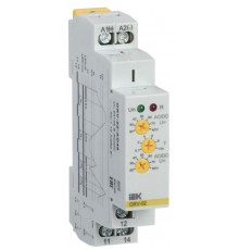 Реле повыш.напряжения ORV. 1ф 24-48 В AC/DC  ORV-02-AD48  IEK