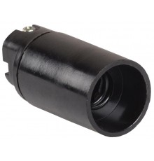 Патрон подвесной карболитовый Е14 черный (50 шт), стикер на изделии, Пкб14-04-К01  EPK20-04-01-K01  IEK