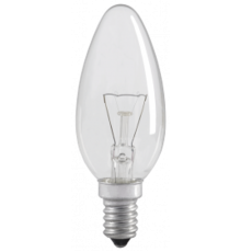 Лампа накаливания C35 свеча прозр. 60Вт E14  LN-C35-60-E14-CL  IEK