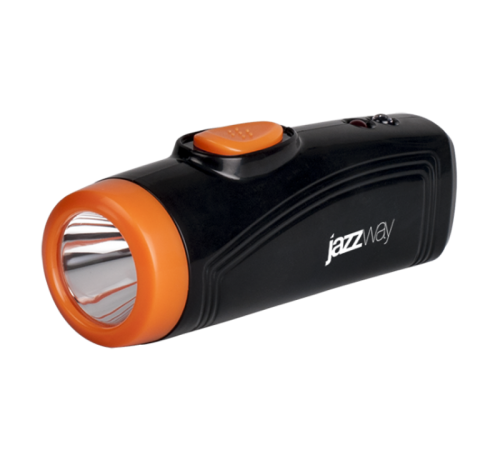 Фонарь прожекторный  Accu1-L1W-bk (черн.), Li-ion, ПРОМО  5006737  JAZZway