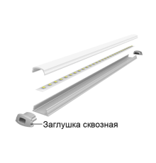 Заглушка торцевая для PAL 1105  СКВОЗНАЯ  5009646  Jazzway