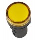 Лампа AD16DS(LED)матрица d16мм желтый 12В AC/DC   BLS10-ADDS-012-K05-16  IEK