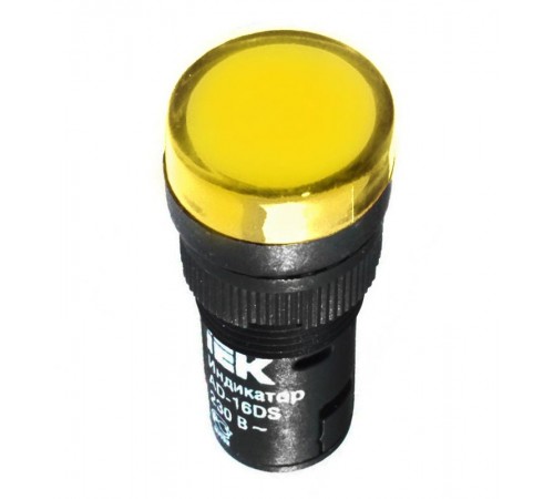 Лампа AD16DS(LED)матрица d16мм желтый 110В AC/DC    BLS10-ADDS-110-K05-16  IEK