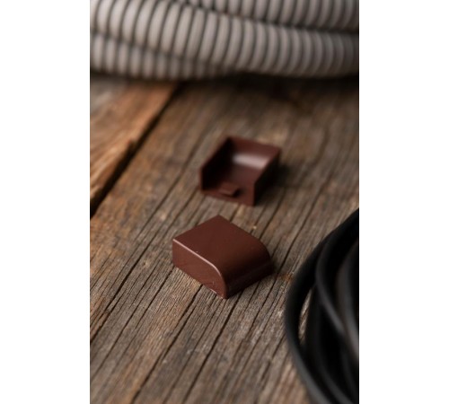 Заглушка (20х10) (4 шт) Plast EKF PROxima  под темное дерево    ecd-20-10x4   EKF 