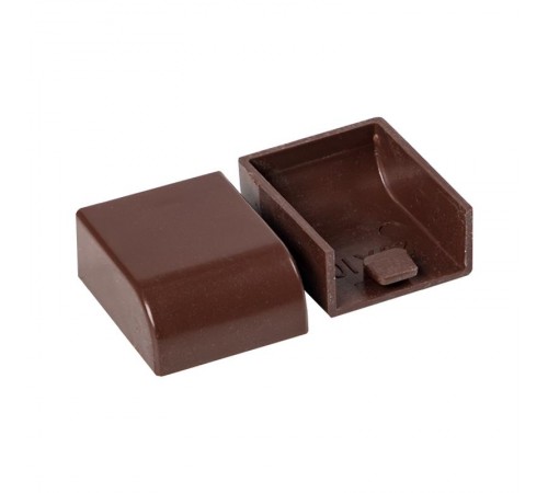 Заглушка (20х10) (4 шт) Plast EKF PROxima  под темное дерево    ecd-20-10x4   EKF 