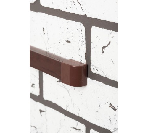 Заглушка (25х16) (4 шт) Plast PROxima под темное дерево  ecd-25-16x4  EKF