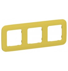 FLITE Artistic Рамка 3-ая РУ-3-А-ФлЖК желтый карри  FI-M32-31-20-K44  IEK