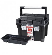 Ящик для инструментов 45х35х35см PATROL HD Compact 1 черный  146163  Tech-KREP