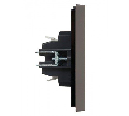 FORTE&PIANO Выключатель 1-клавишный перекрестный 10А FP312 серый  FP-V13-0-10-1-K03  IEK