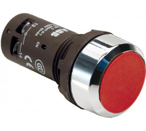 Кнопка CP1-30R-20 красная без фиксации 2HO  1SFA619100R3021  ABB
